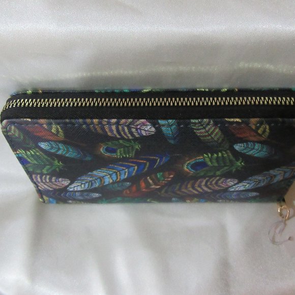 Brand New Ladies Wallets Feathers - Picture 3 of 8